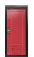 Дверь Termo Ral 9005 Ral 7002 892 вид внутри