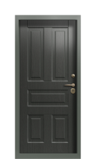 Дверь Termo Ral 3005 Графитовое дерево 884 вид внутри