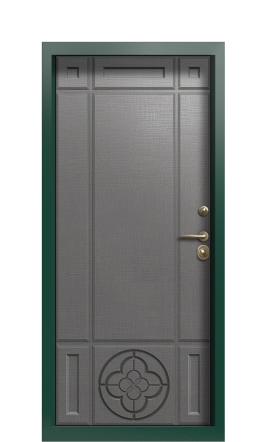 Дверь TermoPlus Ral 6005 Дымчатое Дерево 780