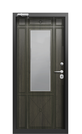 Дверь TermoPlus Ral 9005 Венге 529