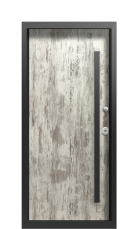 Дверь Termo Зеленое сукно, Дуб винтаж вид внутри