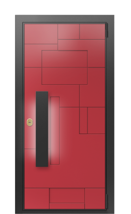 Входная дверь TermoWood Collori RAL 3031, Collori RAL 9003 купить от производителя Termo.