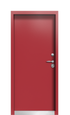 Дверь Termo Ral 8017 Ral 3031 208 вид внутри