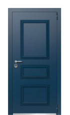 Дверь TermoPlus Del Mare Тёмно Синяя 327 вид снаружи