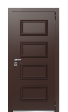 Дверь TermoPlus Tobacco Венге 324 вид снаружи