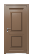 Дверь Termo Ral 8025 Кале 471 вид снаружи