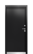 Дверь Termo Ral 9005 Кале 663 вид внутри