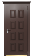 Дверь Termo Ral 8017 Кале 467 вид снаружи