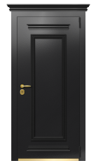 Дверь TermoPlus Ral 9005 Белая Эмаль 331 вид снаружи