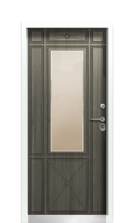 Дверь TermoPlus Ral 7006 Серый Кварц 950