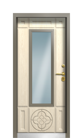 Дверь TermoWood Ral 8017 Тик 172