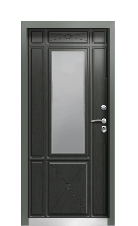 Входная дверь TermoPlus Del Mare Графитовое дерево 1054
