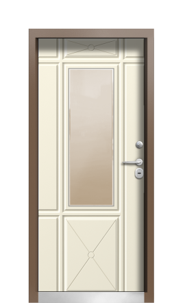 Дверь TermoPlus Ral 8025 Слоновая Кость 346