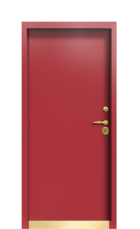 Дверь Termo Ral 3005 Ral 3031 620 вид внутри