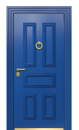 Дверь TermoPlus Ral 5005 Тёмно-красная 125