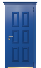 Дверь Termo Ral 5005 Del Mare 378 вид снаружи