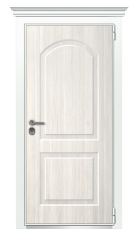 Дверь TermoWood Ral 9003 Белая Эмаль 592 вид снаружи