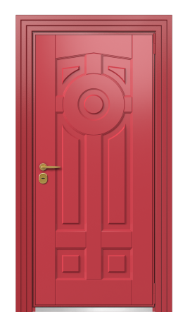 Дверь TermoWood Ral 3031 Securemme 552