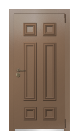 Дверь TermoPlus Ral 8025 Слоновая Кость 348