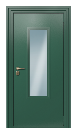 Дверь TermoPlus Ral 6028 Зелёное сукно 542