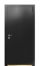 Дверь TermoPlus Ral 9005 Securemme 357 вид снаружи