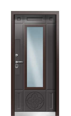 Дверь TermoPlus Tobacco Ral 8019 931