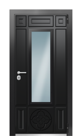 Дверь TermoWood Ral 9005 Securemme 660