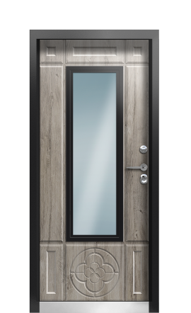 Дверь TermoPlus Ral 9005 Арктическая Берёза 962