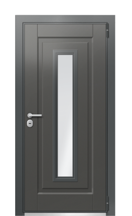 Дверь TermoWood Ral 7043 Серо-голубая 1111