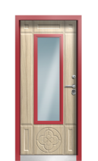 Дверь Termo Ral 3031 Сатиновое Дерево 964 вид внутри