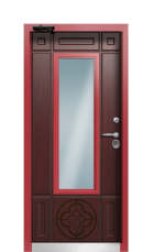 Дверь Termo Ral 8017 Грецкий Орех 430 вид внутри