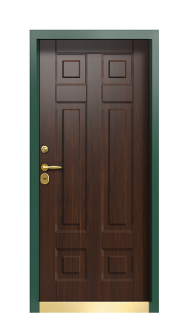 Дверь TermoPlus Ral 6028 Кофейное Дерево 882