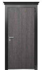 Дверь TermoWood Ral 9005 Морадо Чёрный 138 вид снаружи