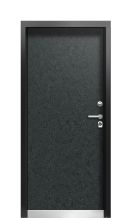 Дверь TermoWood Ral 9005 Серый Кварц 656