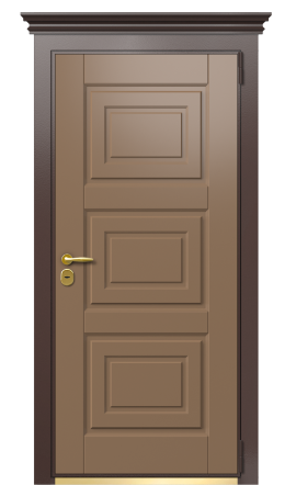 Дверь TermoWood Ral 8017 Ral 8025 607