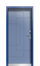 Дверь Termo Patina Ral 7002 163 вид внутри