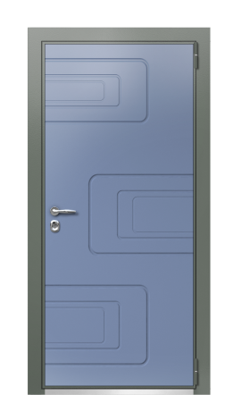 Дверь TermoWood Ral 7009 Ral 5014 719