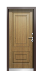 Дверь Termo Ral 3031 Дуб 405 вид внутри