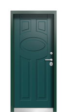 Дверь Termo Patina Тёмон Зелёное 315 вид внутри