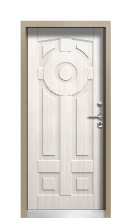 Дверь TermoPlus Ral 9003 Граб Белый 57