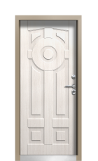 Дверь Termo Ral 9003 Граб Белый 57 вид внутри