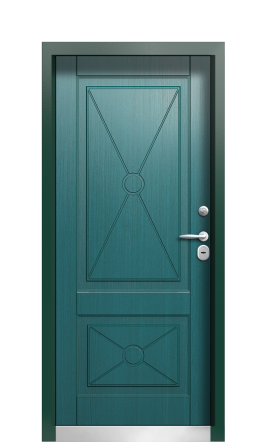 Дверь TermoPlus Ral 9005 Морская волна 397