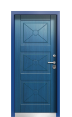 Дверь Termo Del Mare Тёмно Синяя 328 вид внутри