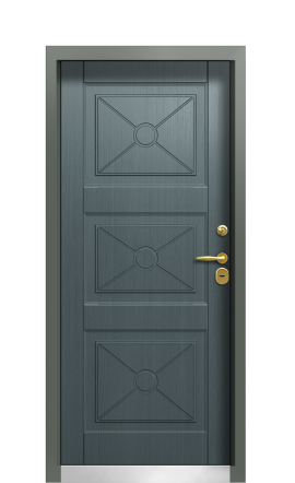 Дверь TermoPlus Ral 8025 Пепельный 399