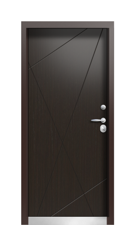Дверь TermoPlus Ral 1019 Венге Бонобо 641