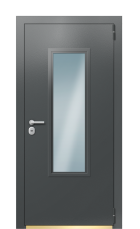 Дверь TermoPlus Ral 7043 Ral 7002 973 вид снаружи