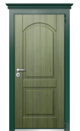 Дверь TermoWood Ral 6005 Тёмно-Зелёное 650