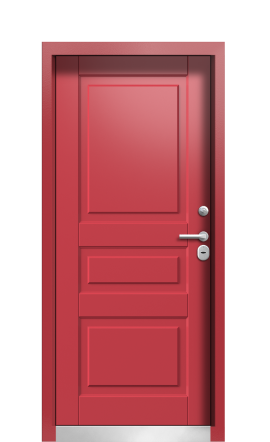 Дверь TermoWood Ral 3005 Тёмно Красный 310