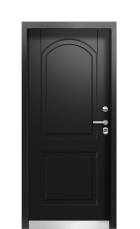 Дверь Termo Ral 9005 Кале 652 вид внутри