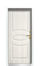 Дверь Termo Ral 9005 Белая Эмаль 334 вид внутри